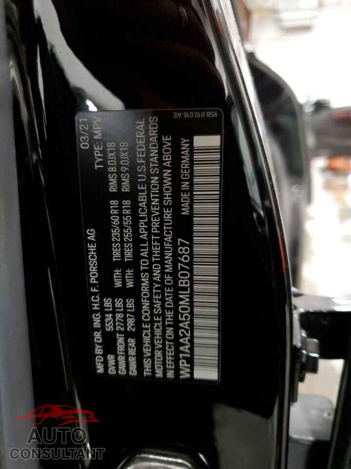 PORSCHE MACAN 2021 - WP1AA2A50MLB07687