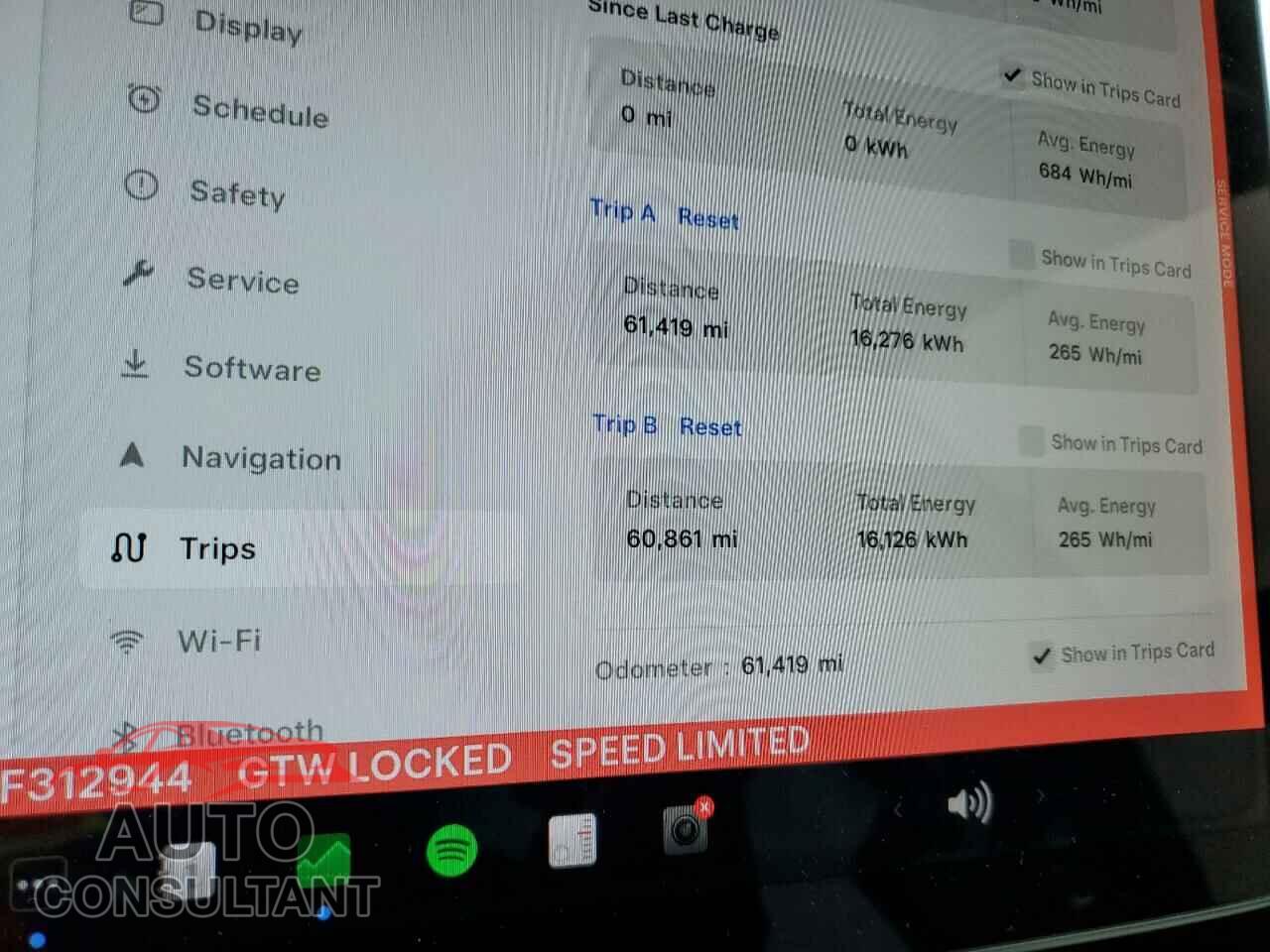 TESLA MODEL 3 2019 - 5YJ3E1EA0KF312944