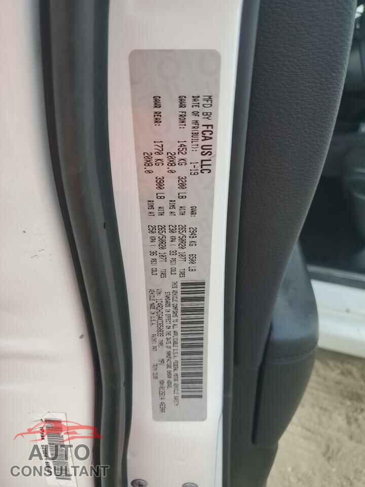 DODGE DURANGO 2019 - 1C4RDHDG4KC650839