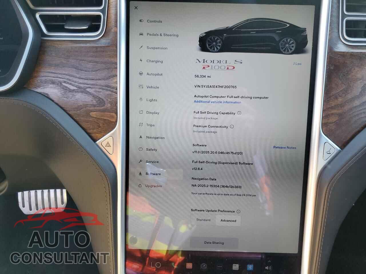 TESLA MODEL S 2017 - 5YJSA1E47HF200765