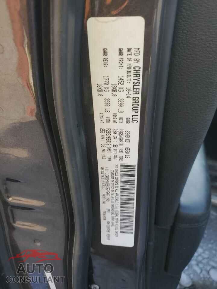 DODGE DURANGO 2014 - 1C4RDHAG2EC974946