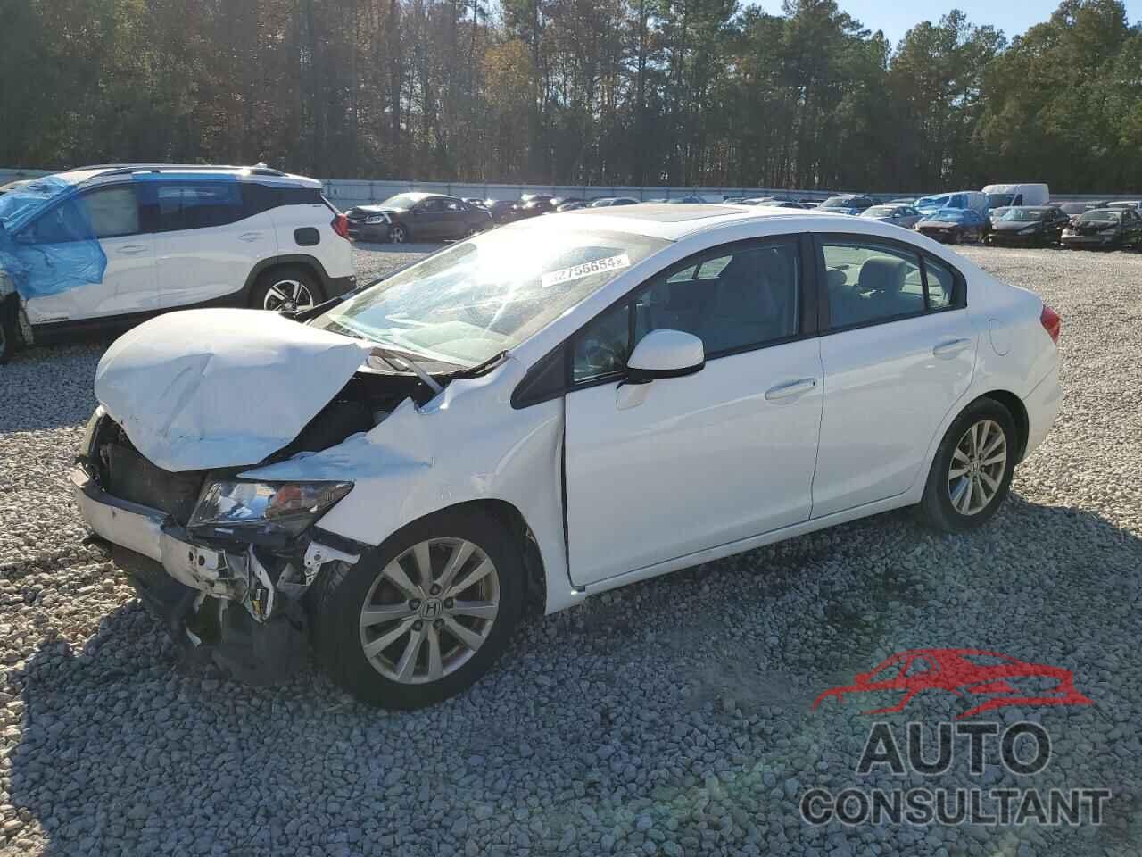 HONDA CIVIC 2012 - 19XFB2F82CE392875