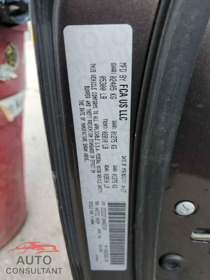 DODGE CHALLENGER 2017 - 2C3CDZFJ9HH627247