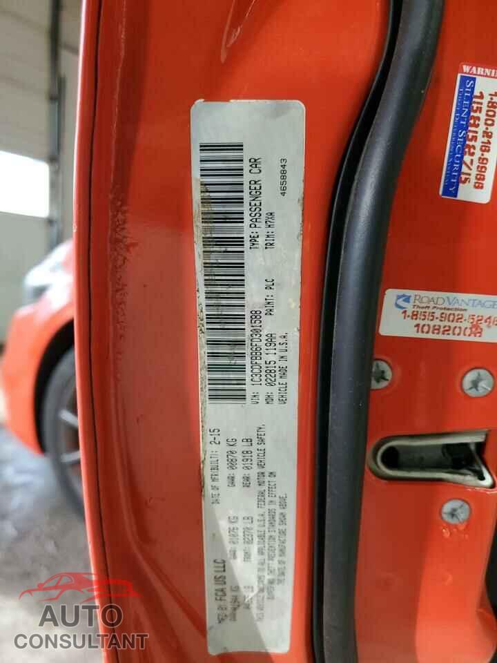 DODGE DART 2015 - 1C3CDFBB6FD301588