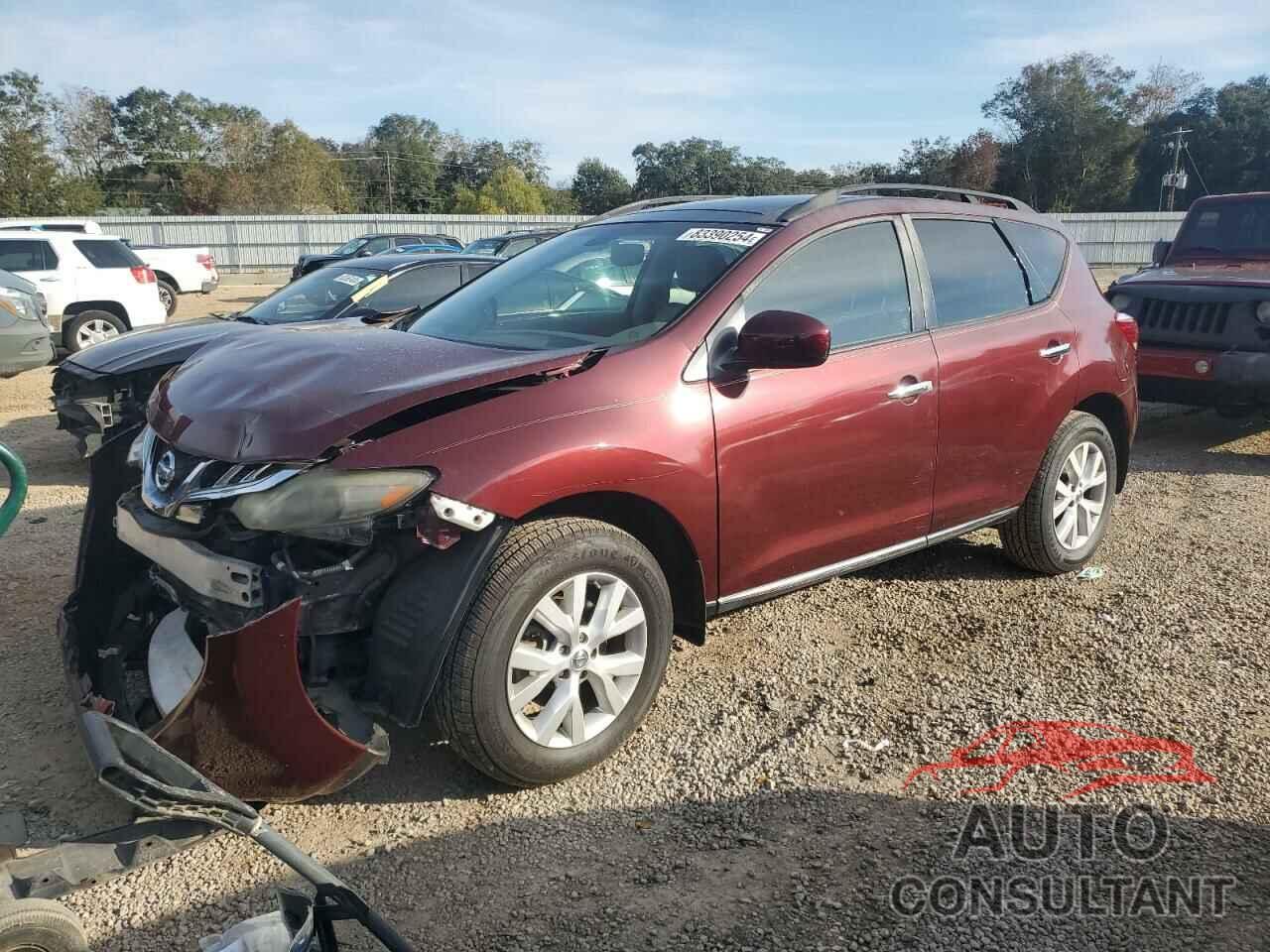 NISSAN MURANO 2012 - JN8AZ1MW9CW234125