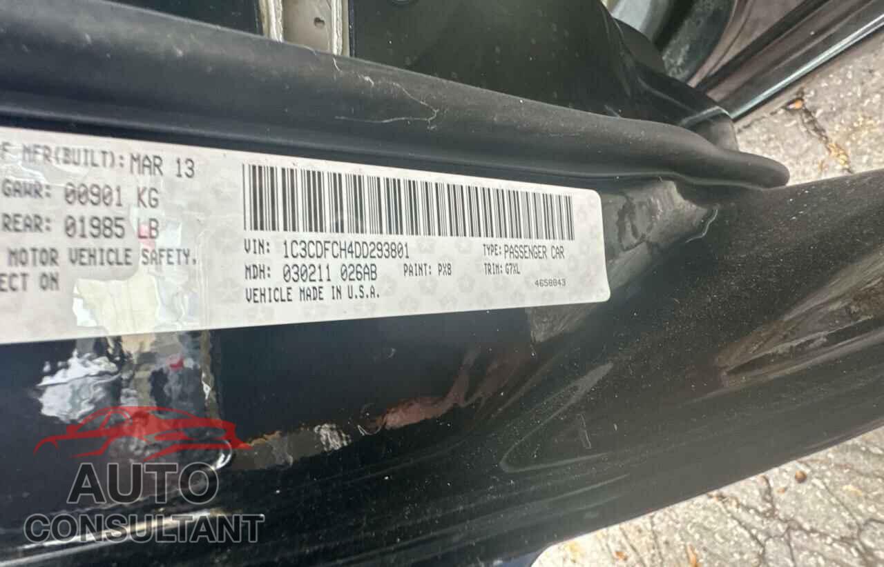 DODGE DART 2013 - 1C3CDFCH4DD293801