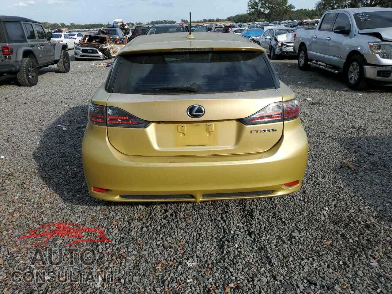 LEXUS CT 200 2011 - JTHKD5BH2B2035402