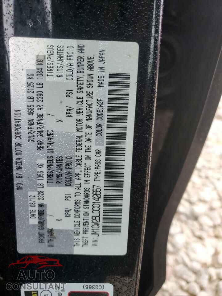 MAZDA 5 2012 - JM1CW2BL0C0142657