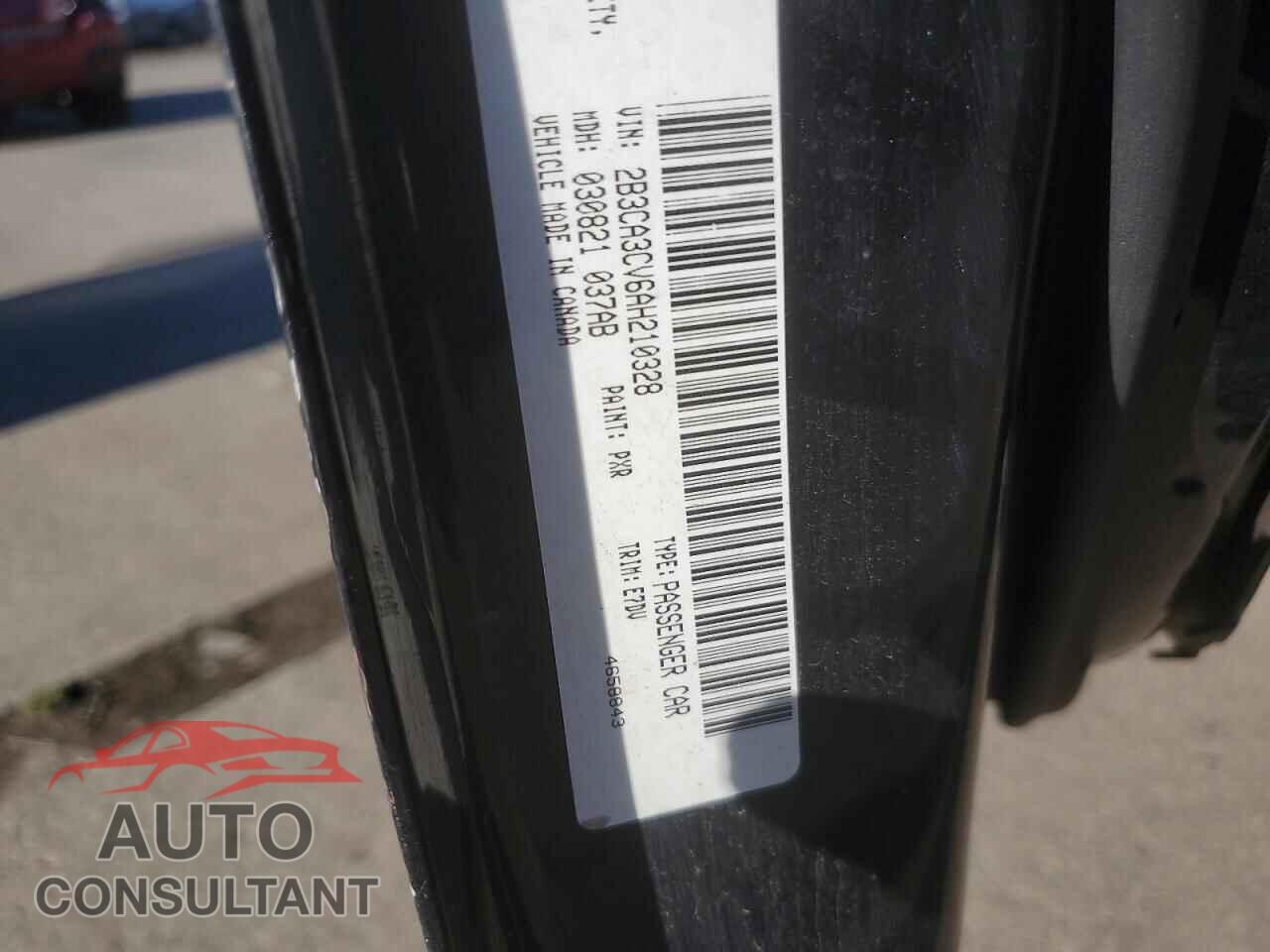 DODGE CHARGER 2010 - 2B3CA3CV6AH210328