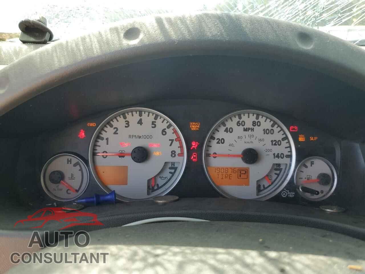 NISSAN FRONTIER 2011 - 1N6AD0EV7BC407602