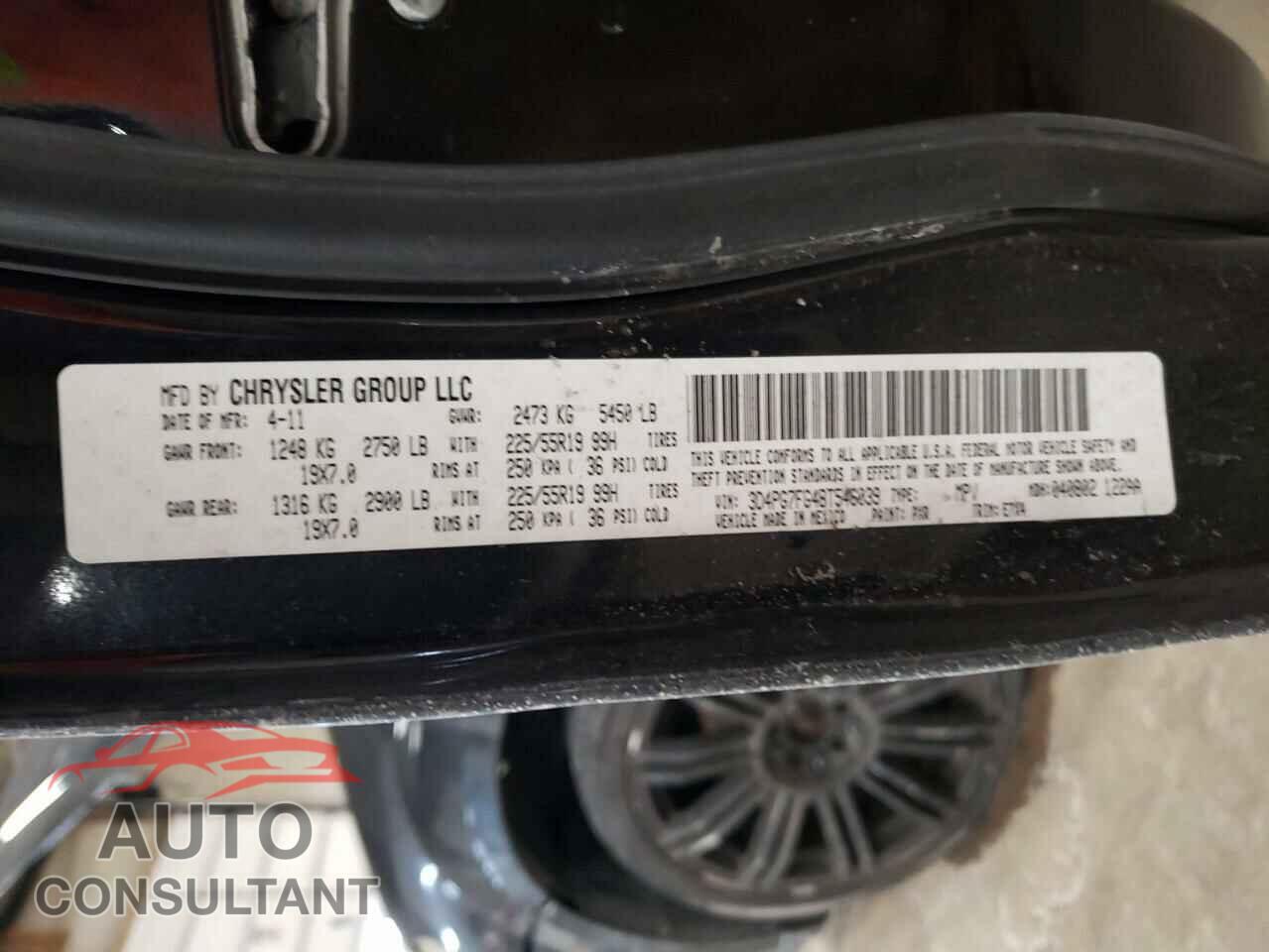DODGE JOURNEY 2011 - 3D4PG7FG4BT546039