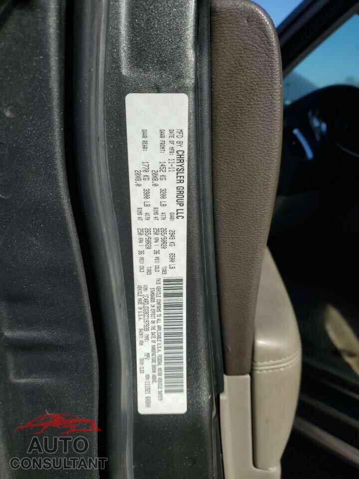 DODGE DURANGO 2012 - 1C4RDJDG9CC197939