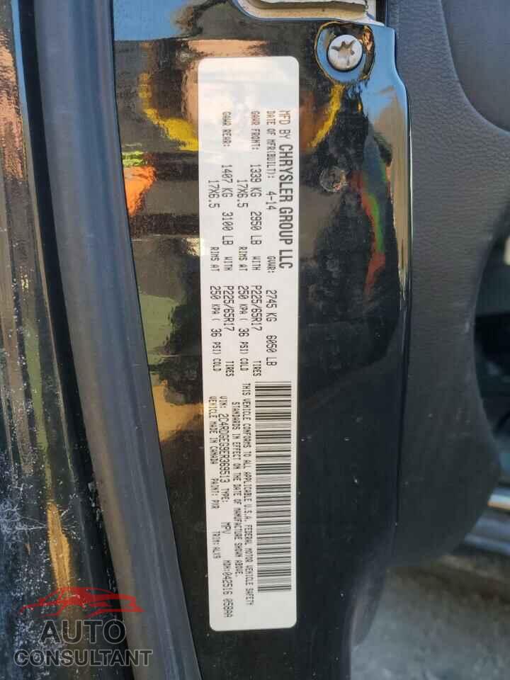 DODGE CARAVAN 2014 - 2C4RDGEG9ER369513