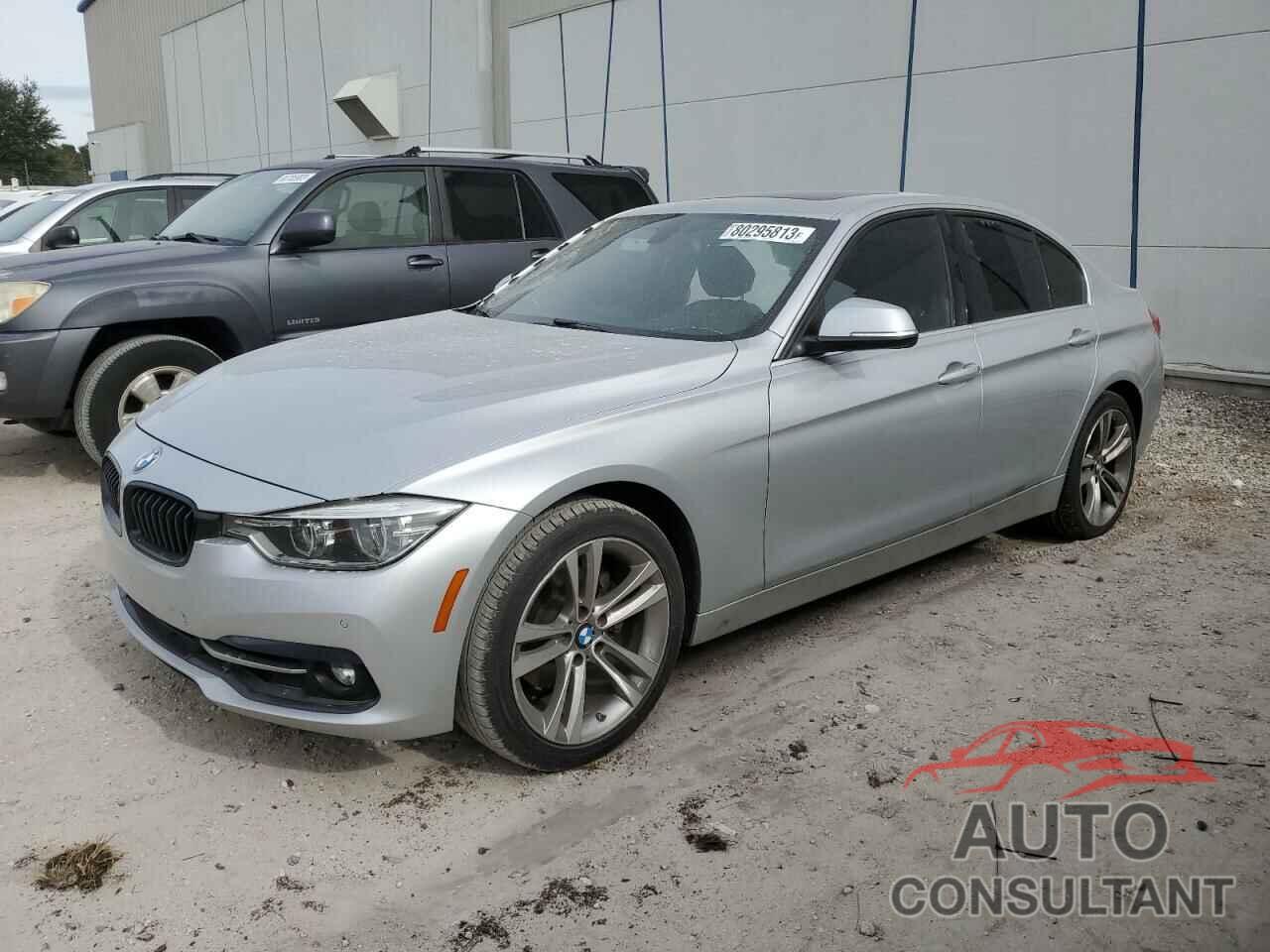 BMW 3 SERIES 2017 - WBA8B9G31HNU54822