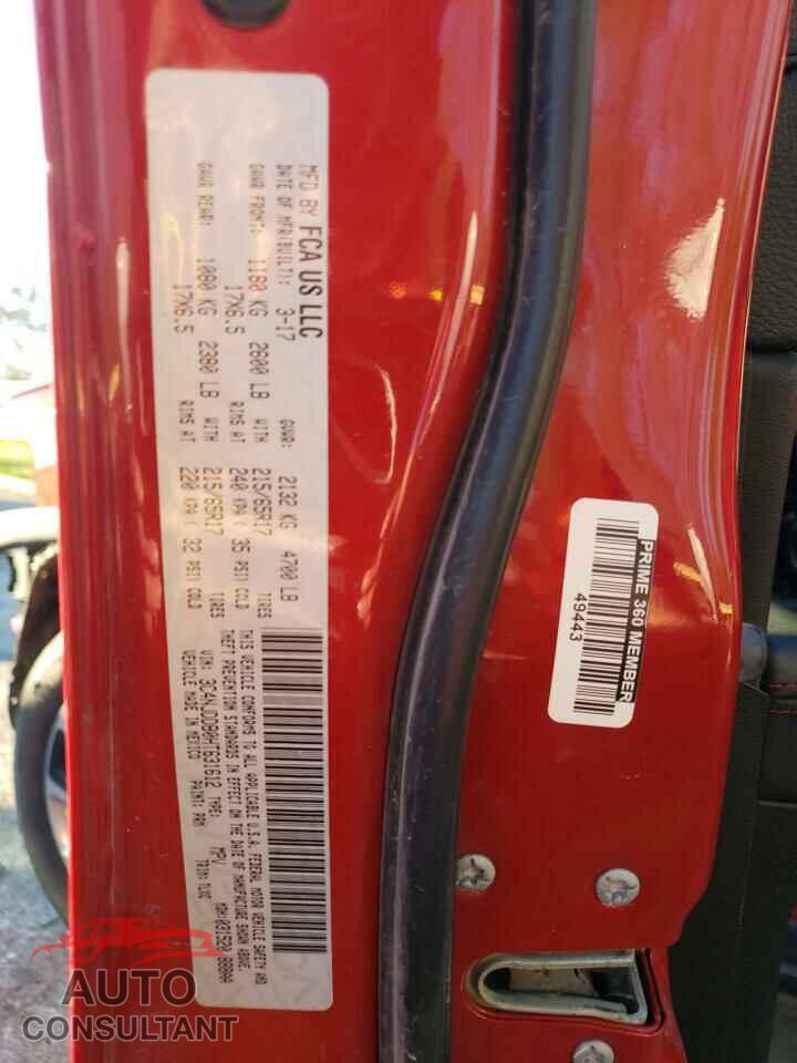 JEEP COMPASS 2017 - 3C4NJDDB0HT631612