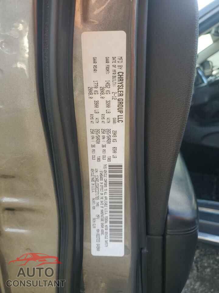 DODGE DURANGO 2012 - 1C4RDJDG0CC271765