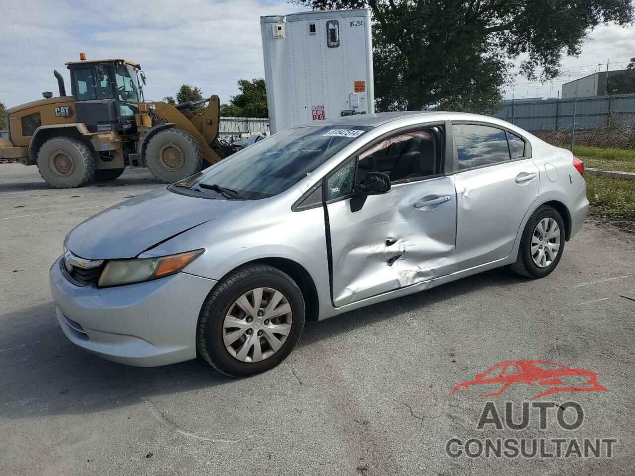 HONDA CIVIC 2012 - 19XFB2F5XCE082432