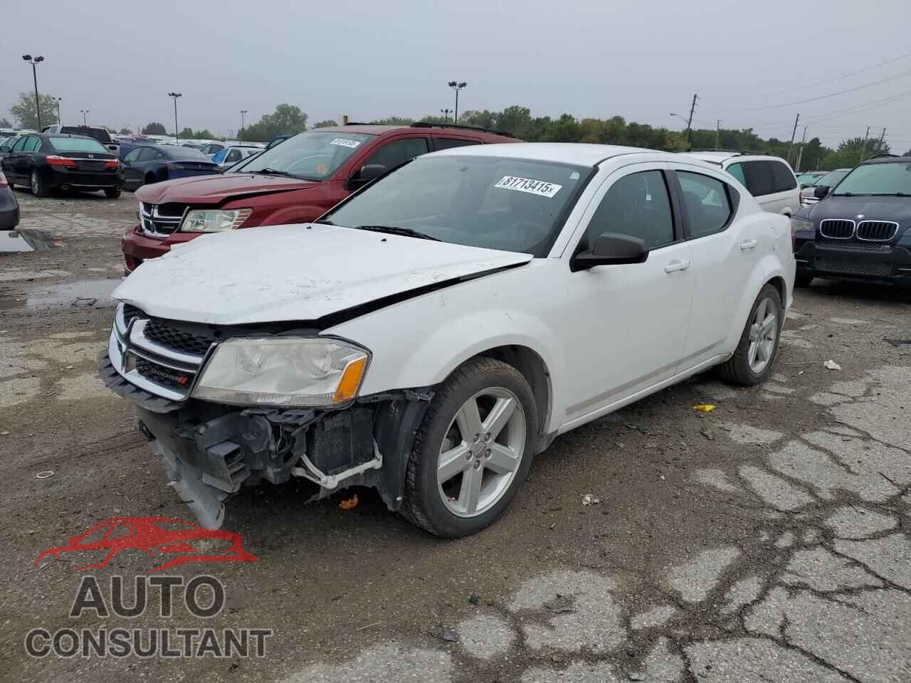 DODGE AVENGER 2013 - 1C3CDZAB3DN648970