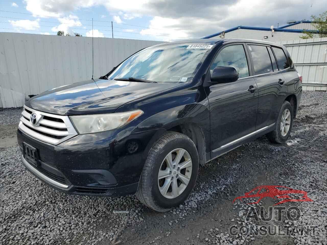 TOYOTA HIGHLANDER 2012 - 5TDBK3EH4CS144476