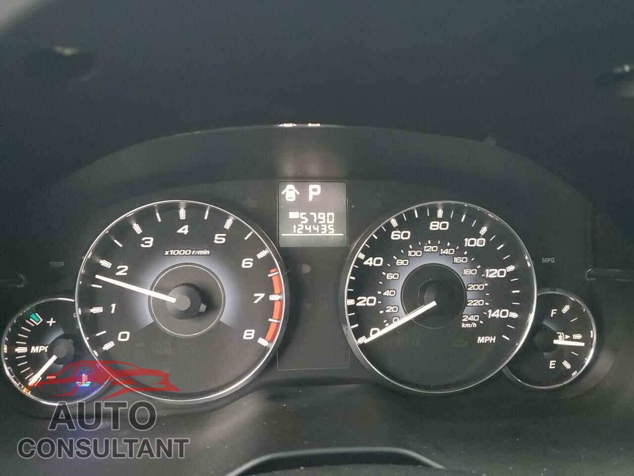 SUBARU OUTBACK 2012 - 4S4BRBLC9C3205203