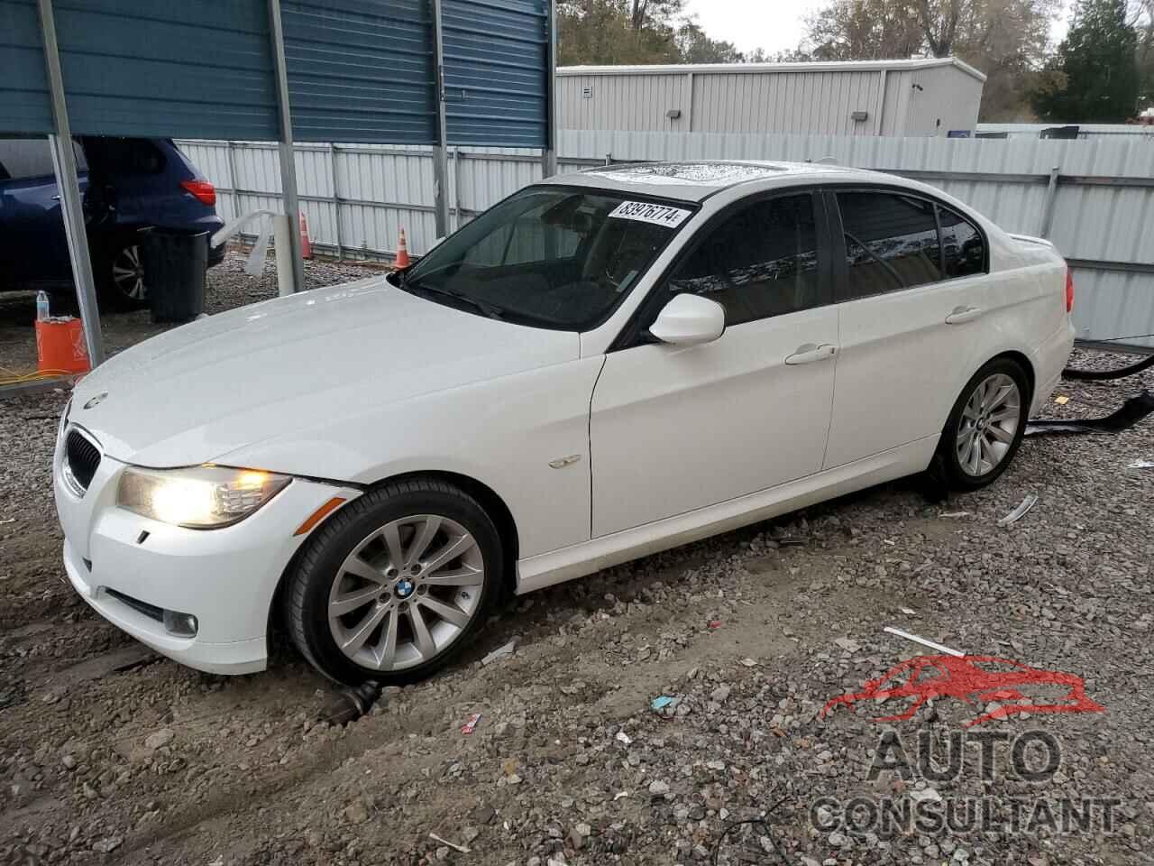 BMW 3 SERIES 2011 - WBAPH7C50BA801576