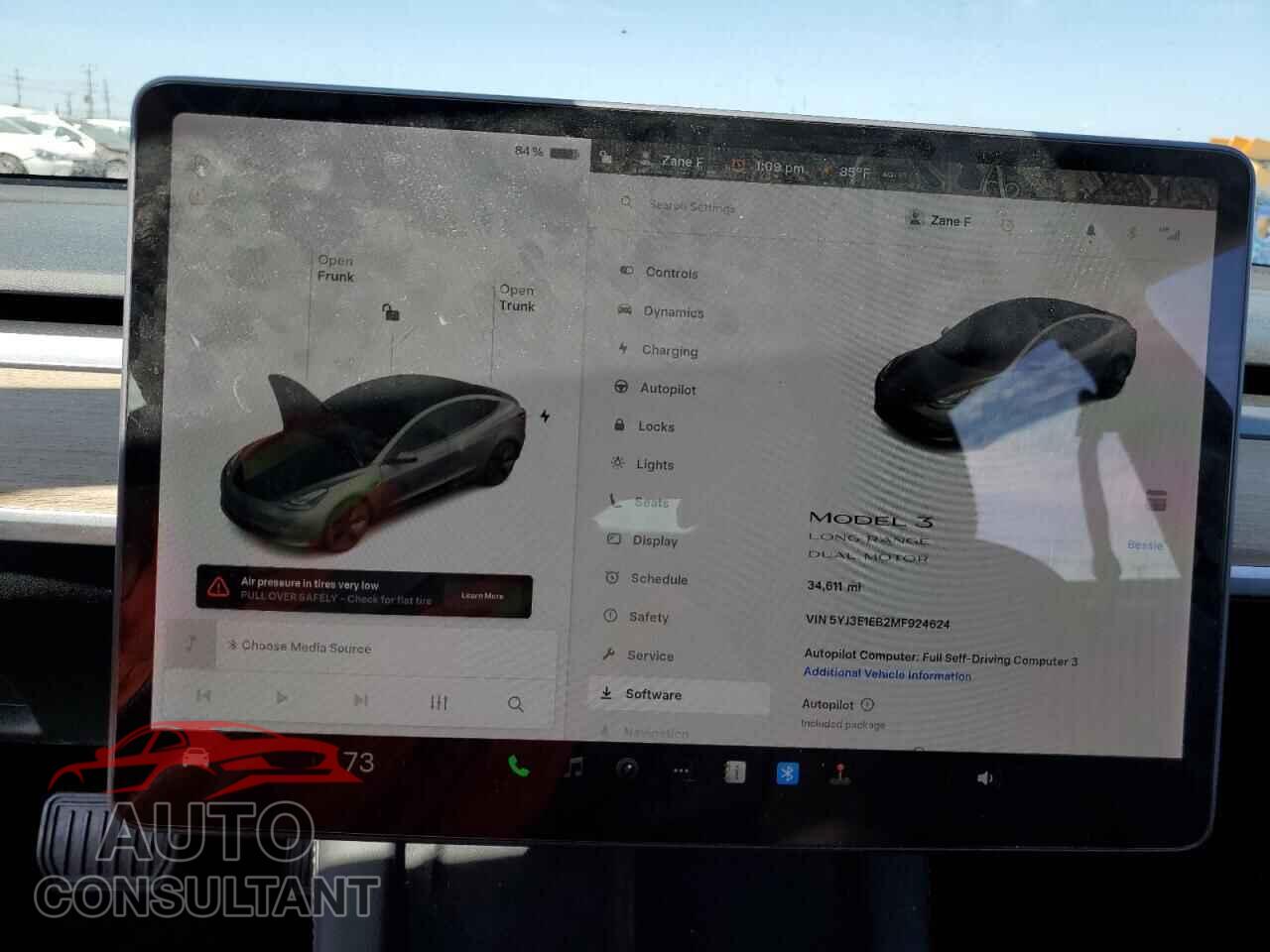 TESLA MODEL 3 2021 - 5YJ3E1EB2MF924624