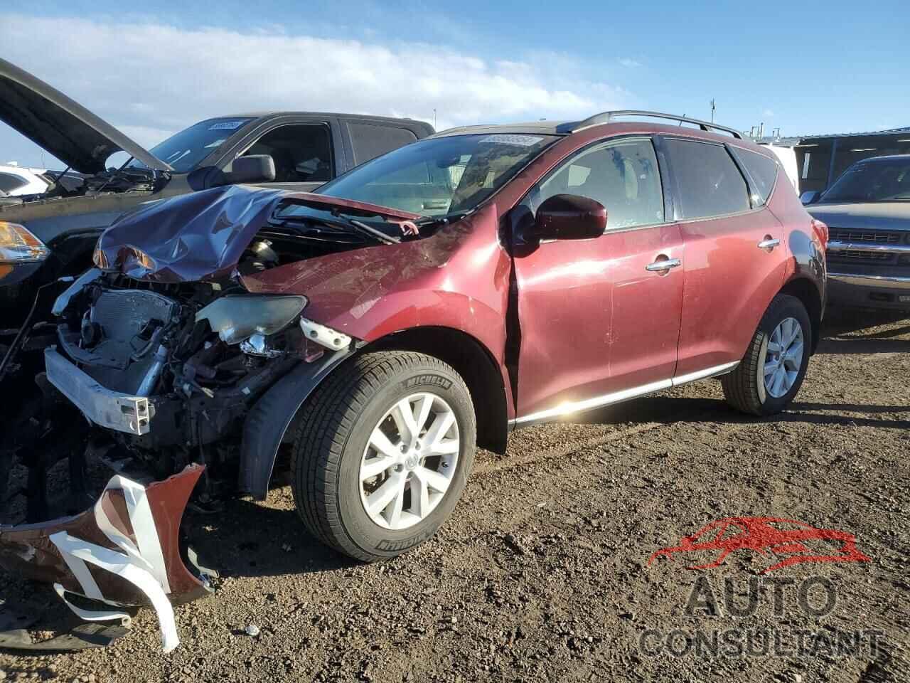 NISSAN MURANO 2011 - JN8AZ1MW1BW183282