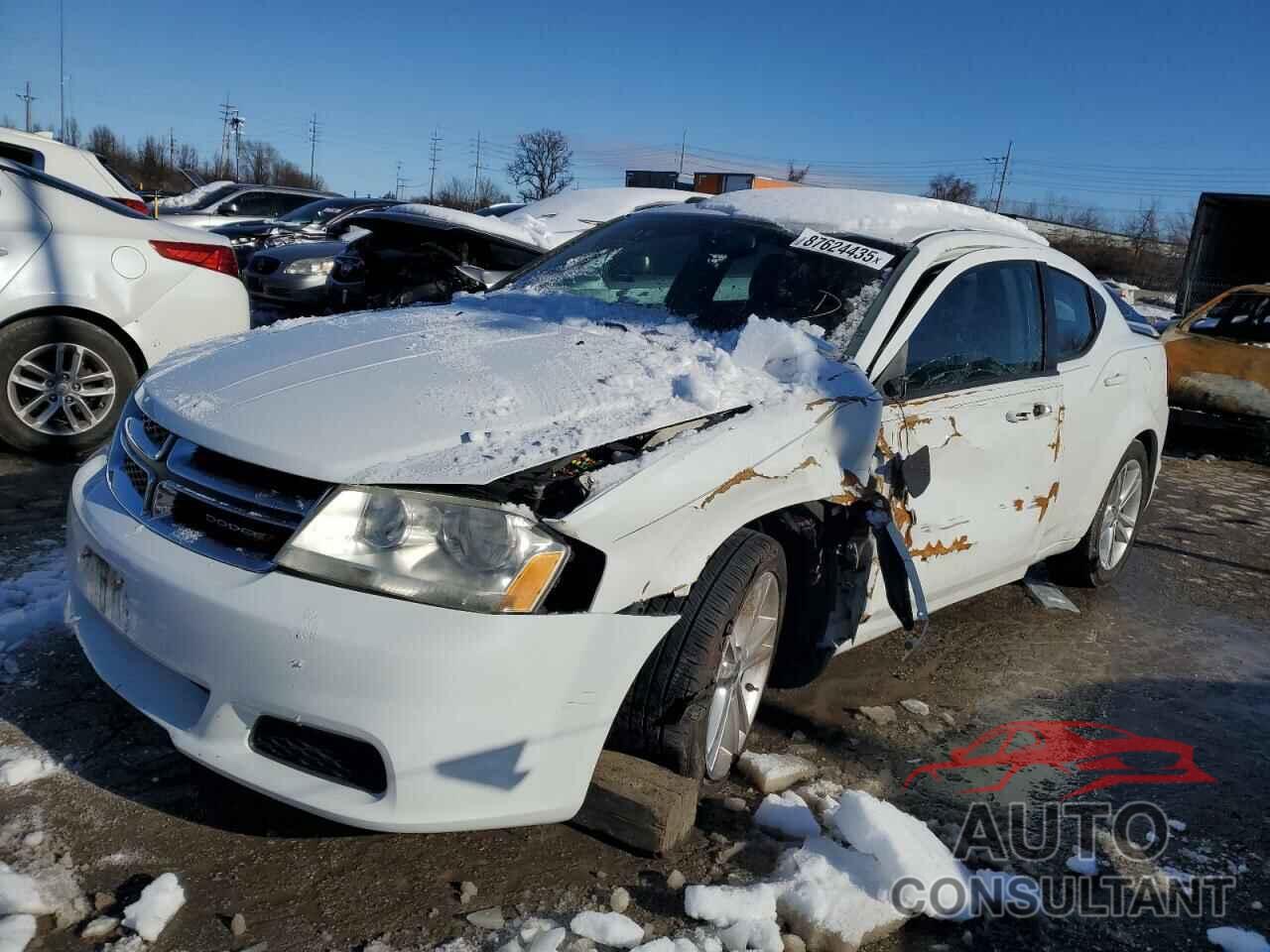 DODGE AVENGER 2013 - 1C3CDZAG8DN504259