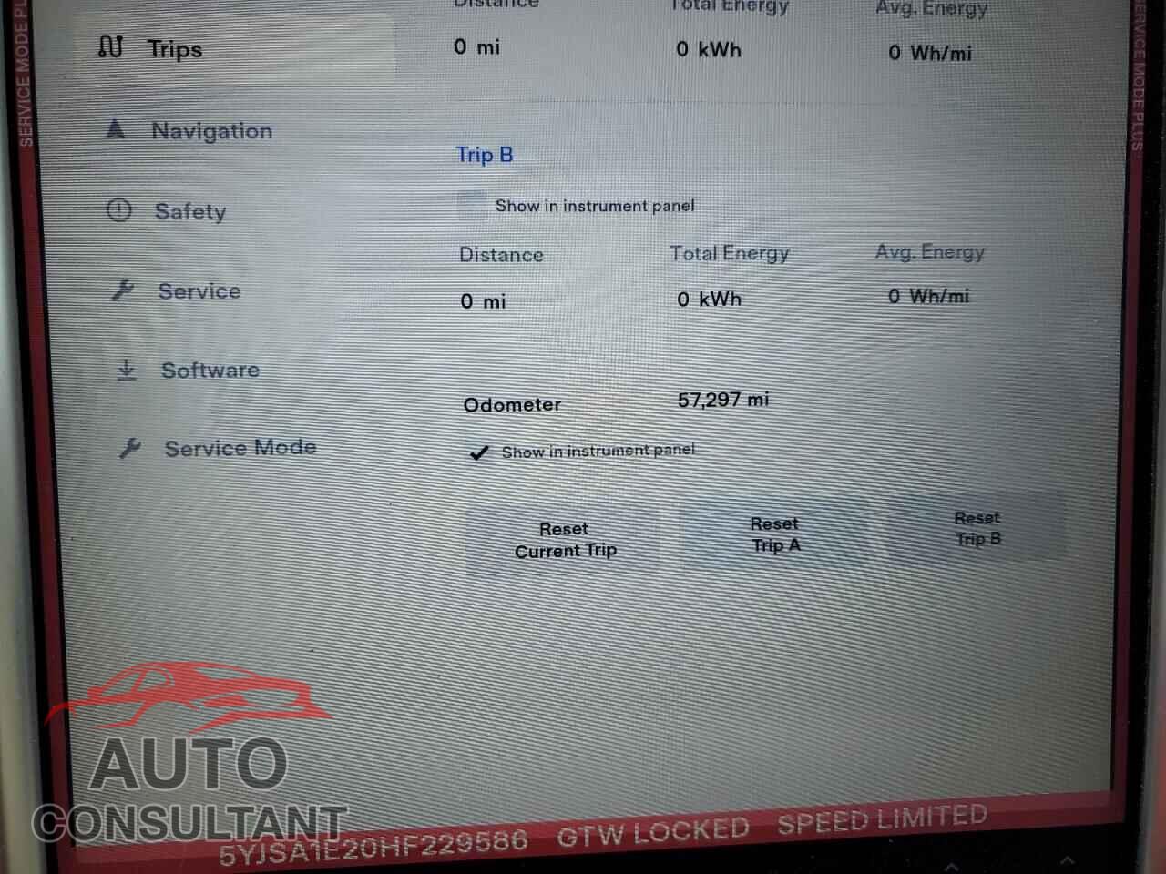 TESLA MODEL S 2017 - 5YJSA1E20HF229586