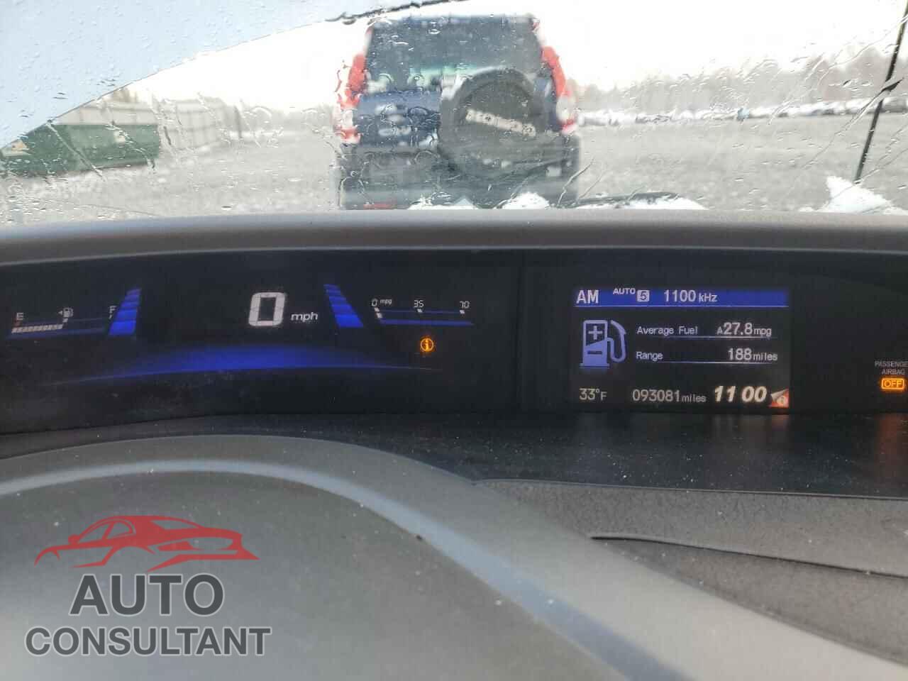HONDA CIVIC 2012 - 19XFB2F88CE010168