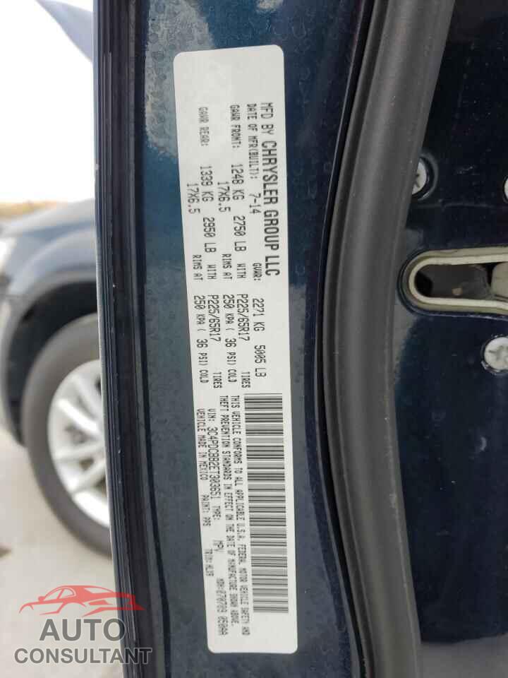 DODGE JOURNEY 2014 - 3C4PDCBB2ET303651
