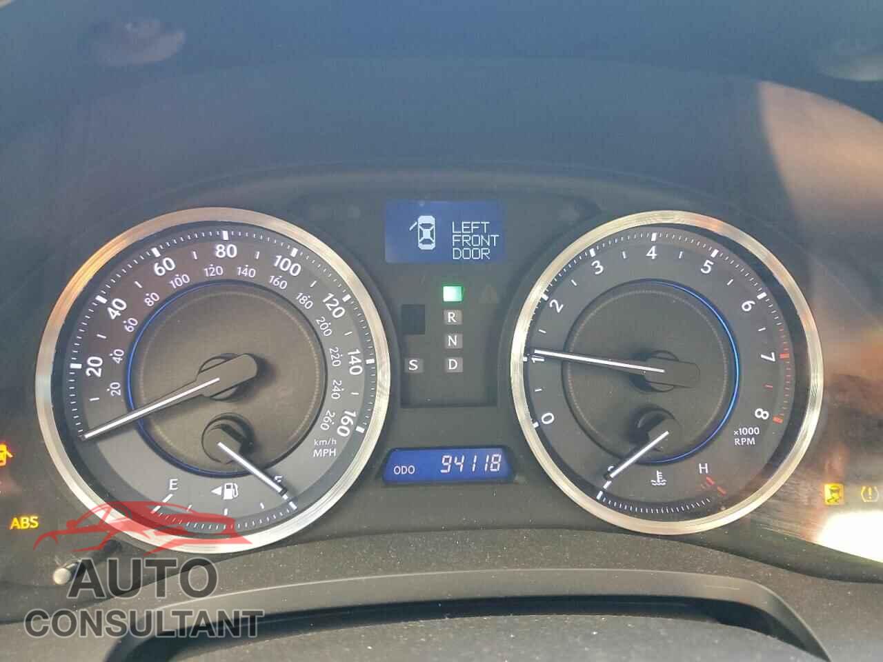 LEXUS IS 2012 - JTHBF5C25C2102516