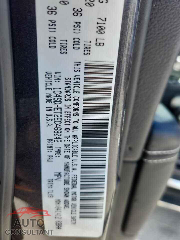 DODGE DURANGO 2014 - 1C4SDHET2EC468042