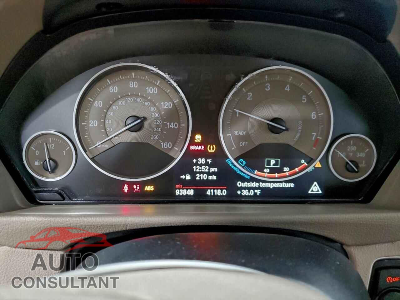 BMW 3 SERIES 2012 - WBA3A5C56CF346597