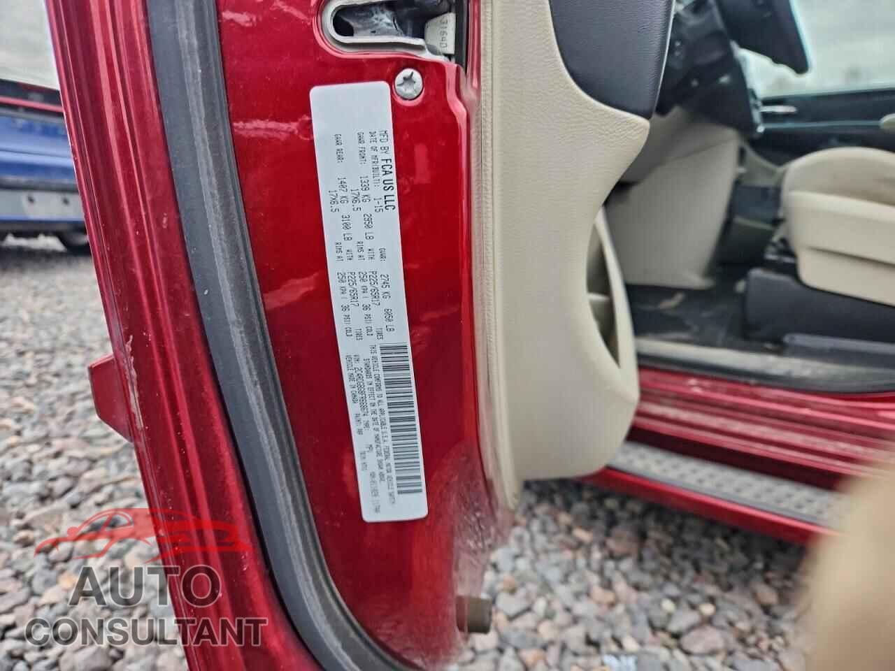 DODGE CARAVAN 2015 - 2C4RDGBG8FR668674