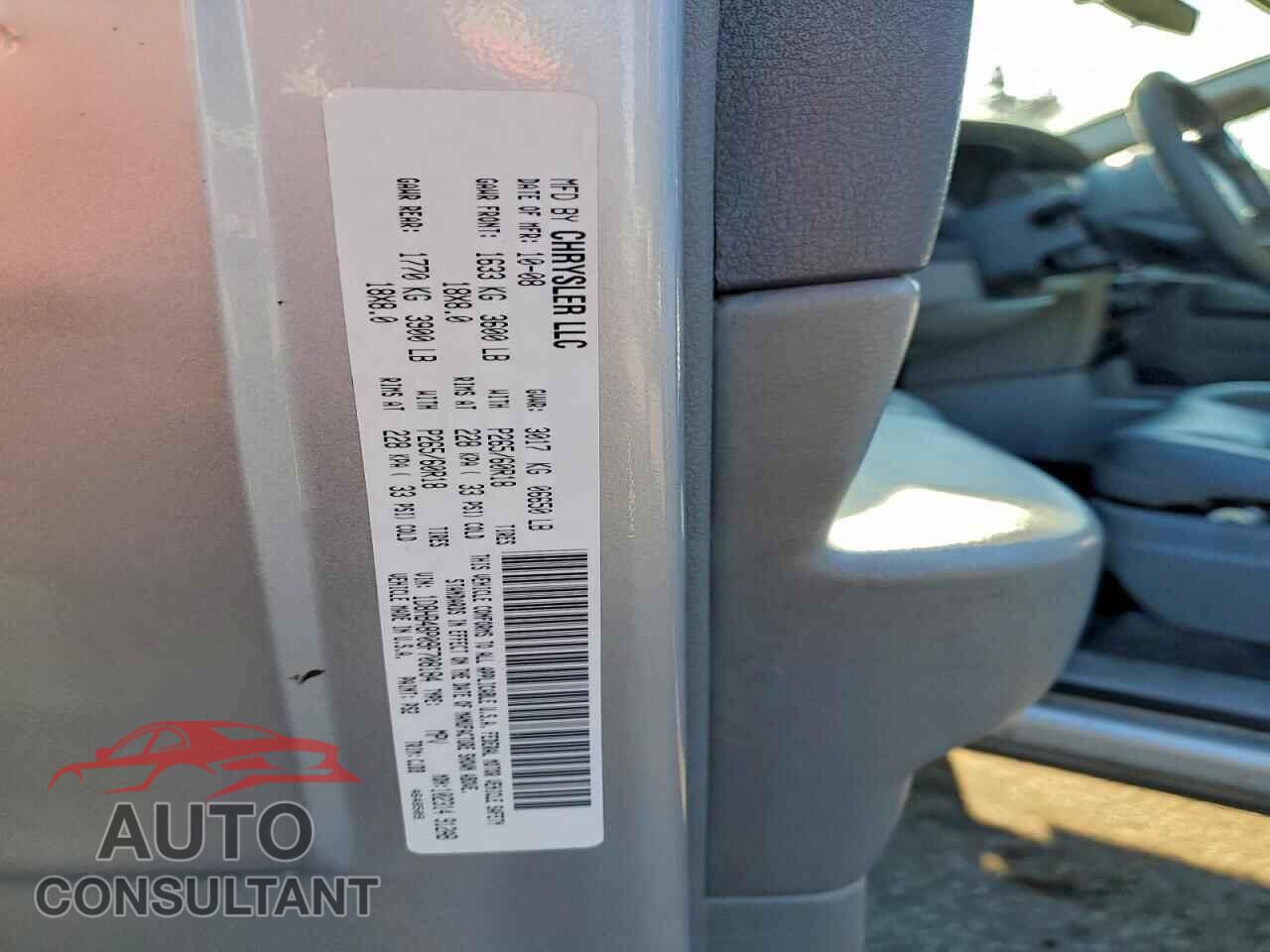 DODGE DURANGO 2009 - 1D8HB48P09F708184
