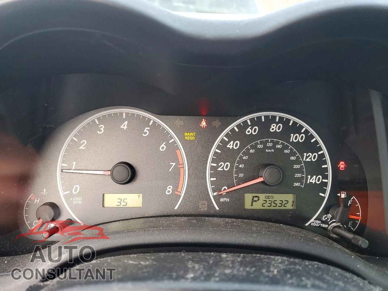 TOYOTA COROLLA 2012 - 2T1BU4EEXCC822713