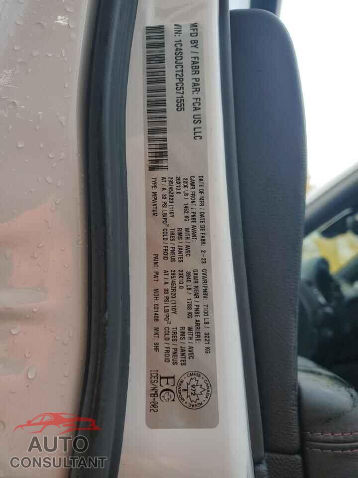 DODGE DURANGO 2023 - 1C4SDJCT2PC571555