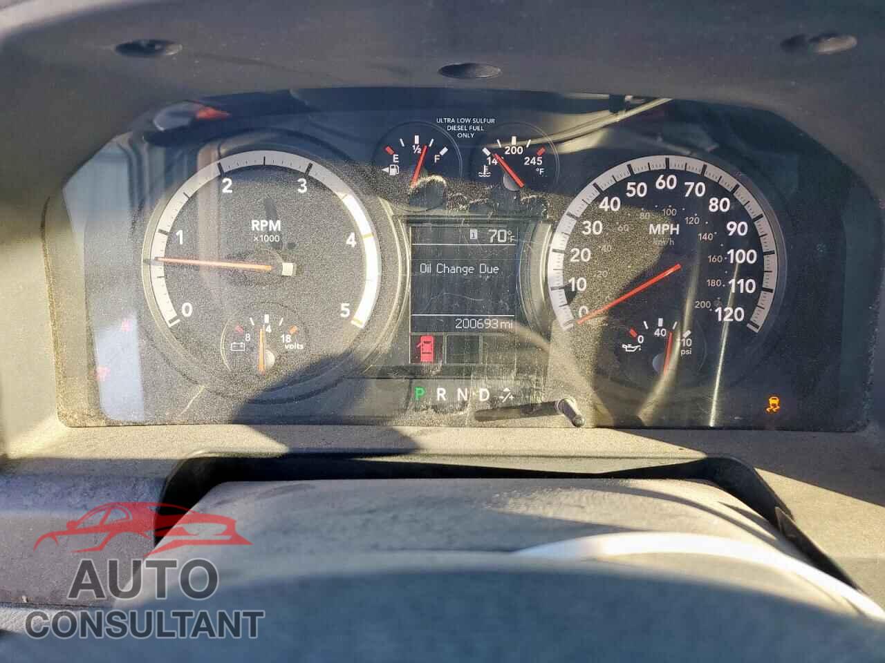 DODGE RAM 2500 2012 - 3C6UD5CL6CG312274