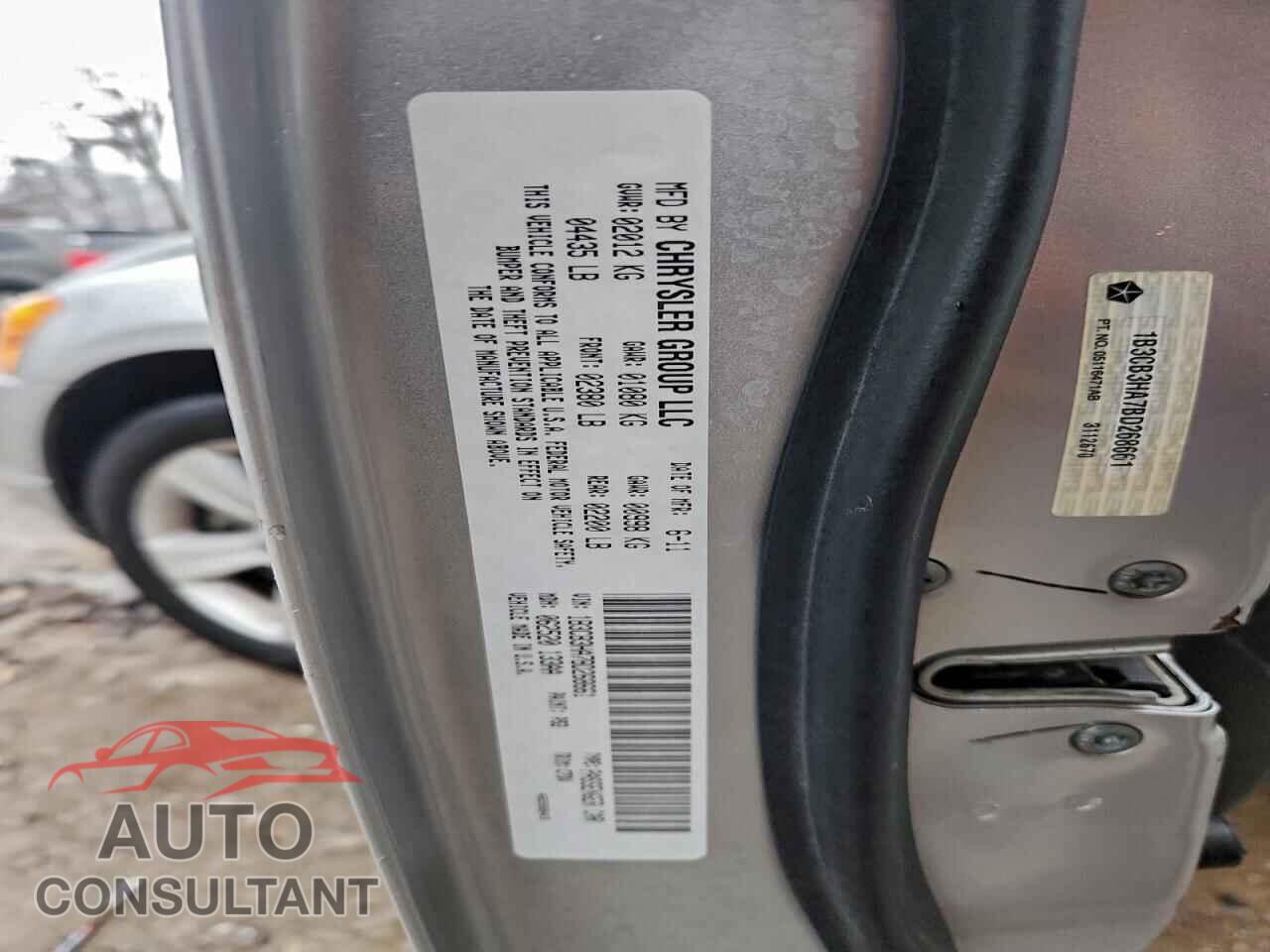 DODGE CALIBER 2011 - 1B3CB3HA7BD268661