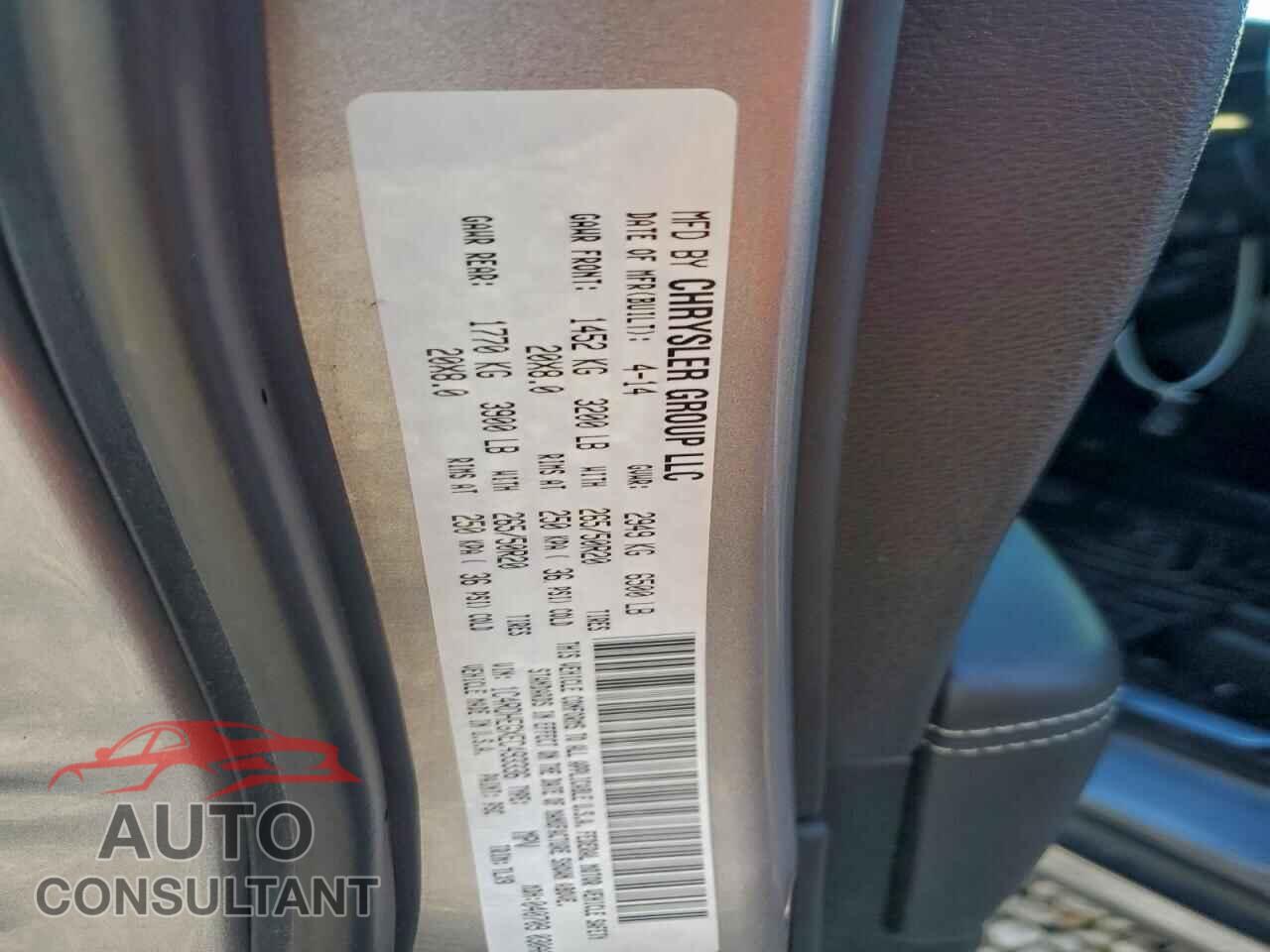 DODGE DURANGO 2014 - 1C4RDHEGXEC493336