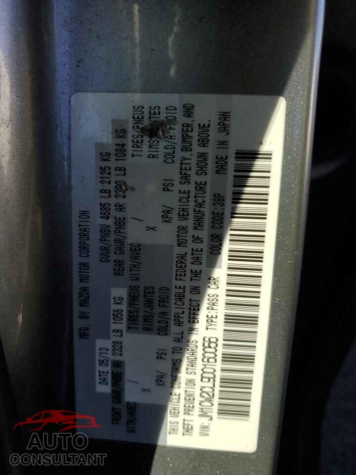 MAZDA 5 2013 - JM1CW2CL9D0160056