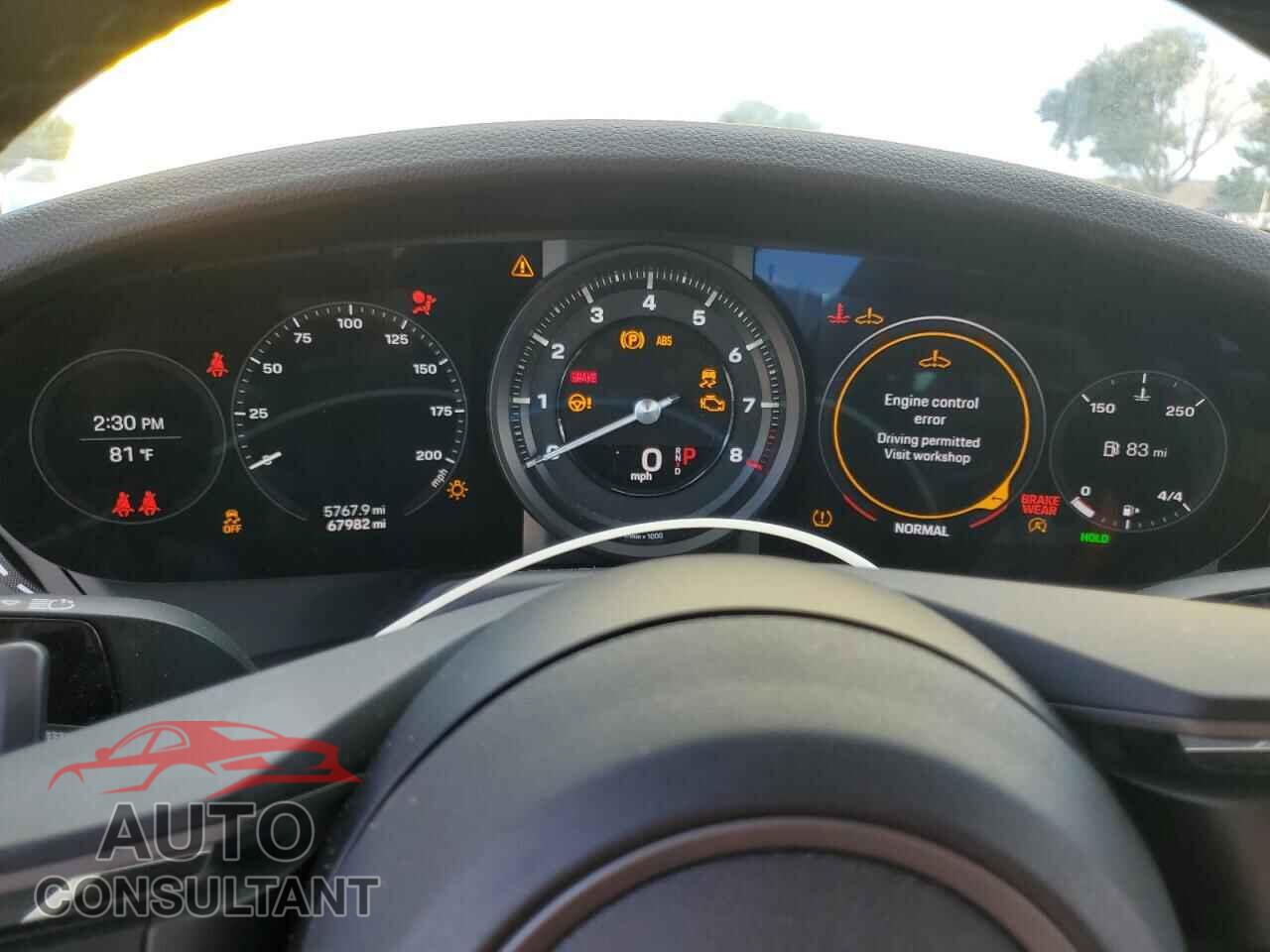 PORSCHE 911 2020 - WP0AB2A93LS227375