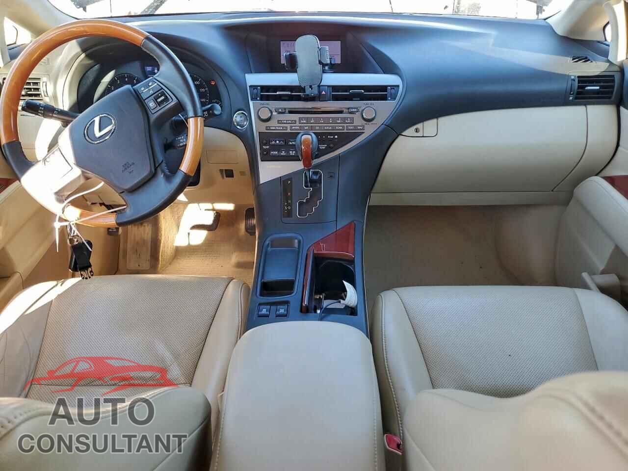 LEXUS RX350 2012 - 2T2BK1BA7CC145251