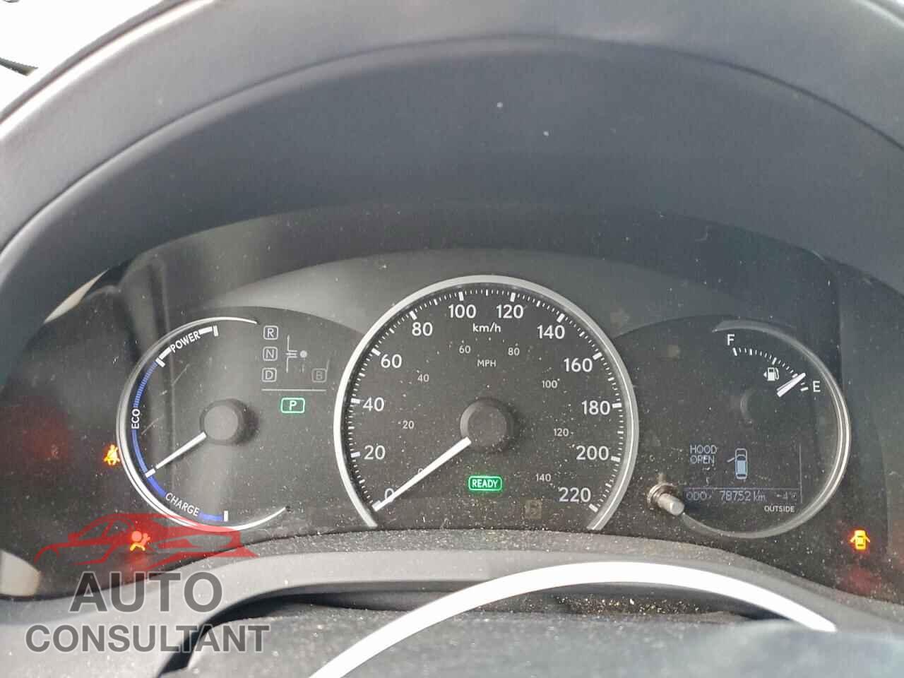 LEXUS CT 200 2012 - JTHKD5BHXC2050182