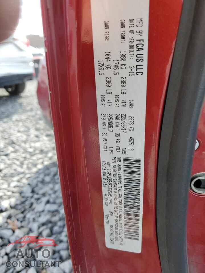 JEEP COMPASS 2015 - 1C4NJDBB4FD332209