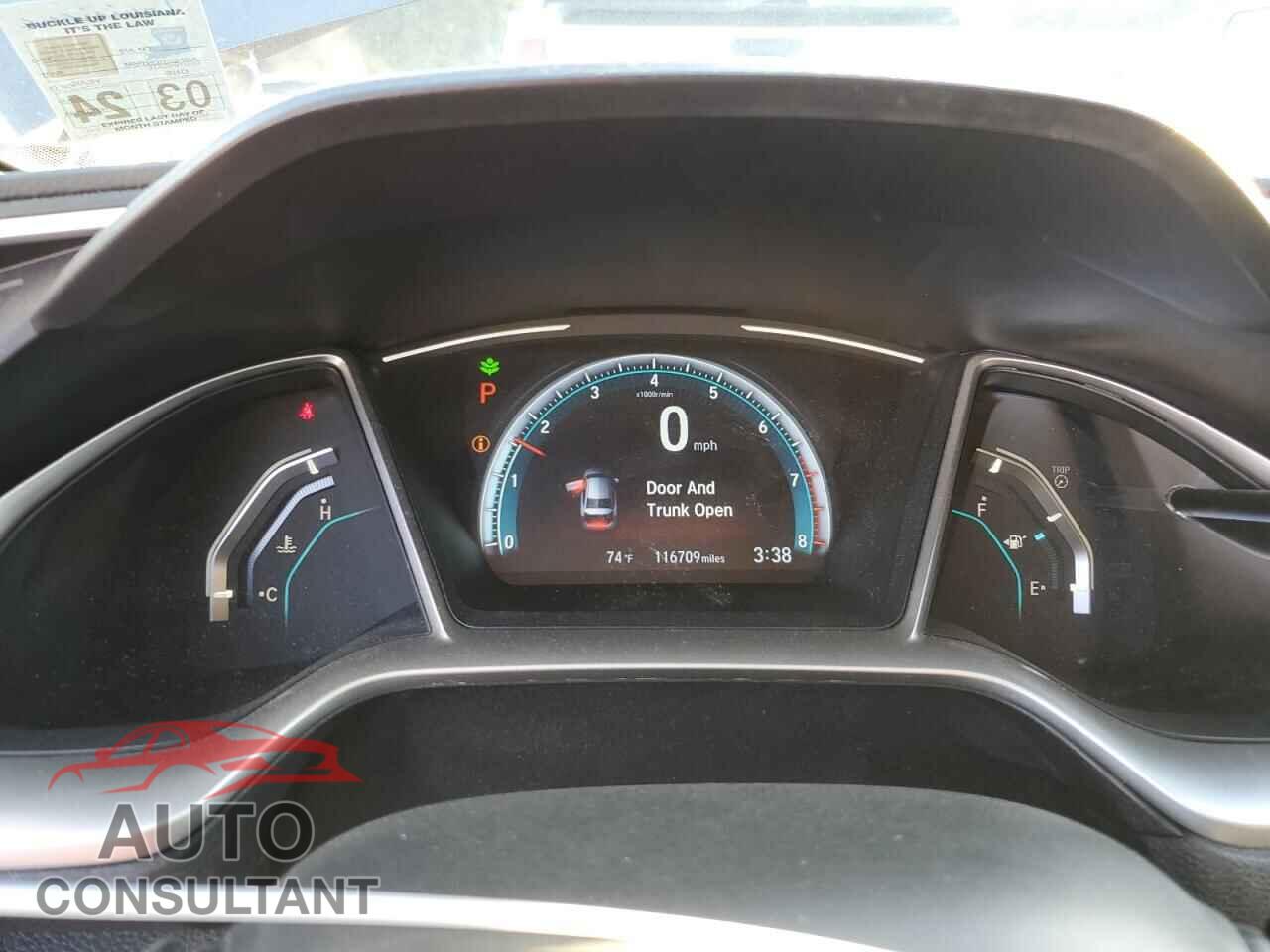 HONDA CIVIC 2017 - 19XFC2F74HE079533