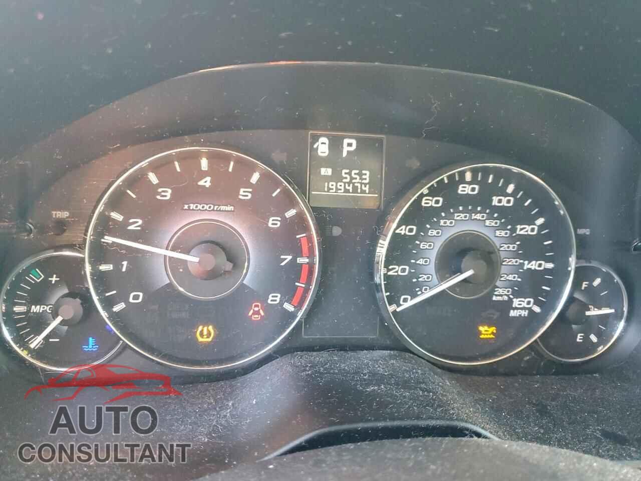 SUBARU OUTBACK 2010 - 4S4BRDHC8A2329079