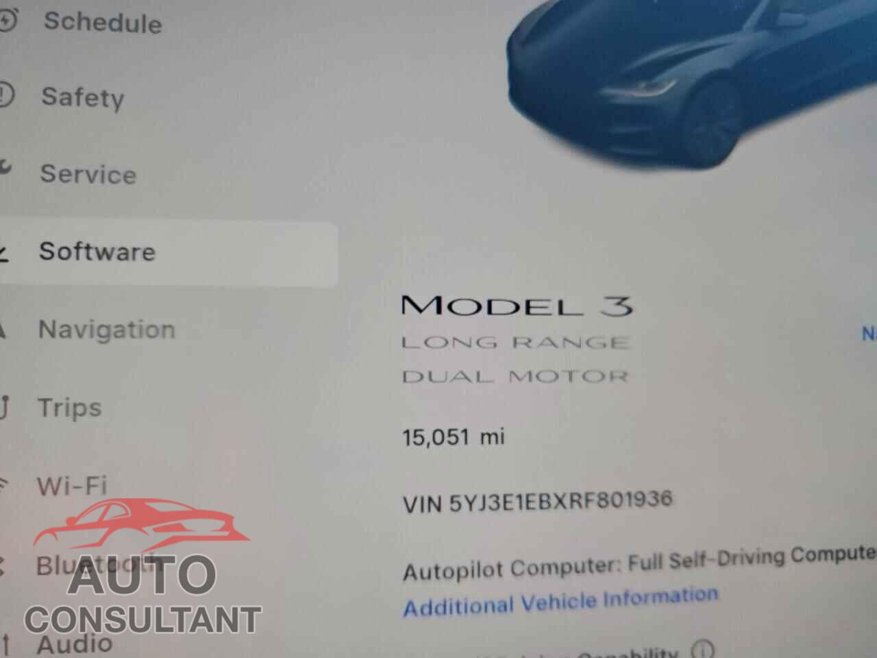 TESLA MODEL 3 2024 - 5YJ3E1EBXRF801936