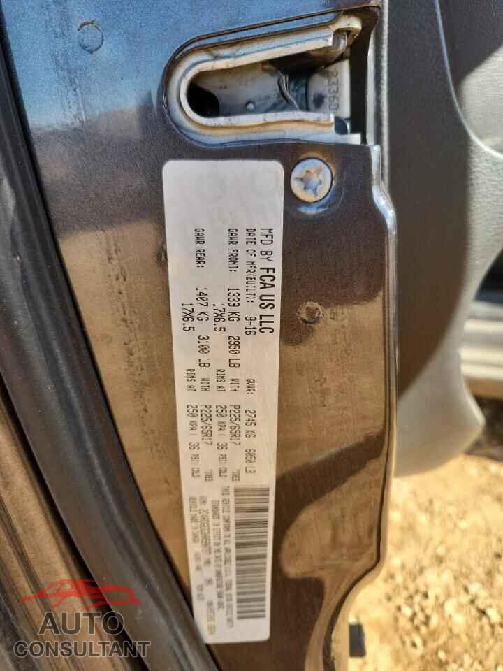 DODGE CARAVAN 2017 - 2C4RDGEG3HR580727